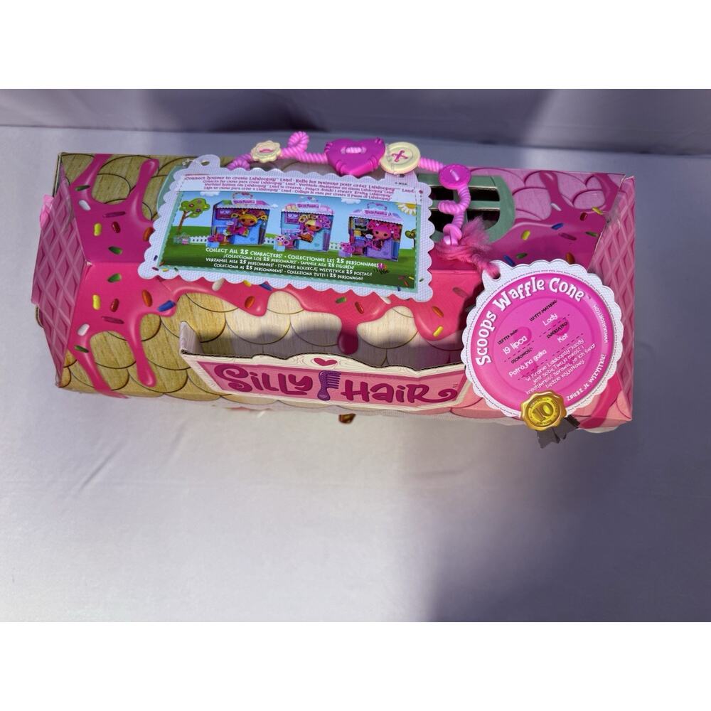 LALALOOPSY SILLY HAIR DOLL SCOOPS WAFFLE CONE MGA 2021 New NWB Complete - Picture 10 of 16